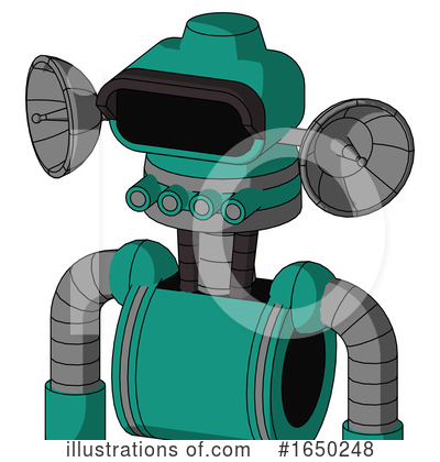 Royalty-Free (RF) Robot Clipart Illustration by Leo Blanchette - Stock Sample #1650248