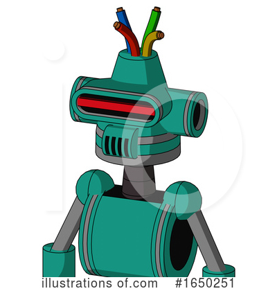 Royalty-Free (RF) Robot Clipart Illustration by Leo Blanchette - Stock Sample #1650251