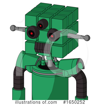 Royalty-Free (RF) Robot Clipart Illustration by Leo Blanchette - Stock Sample #1650252