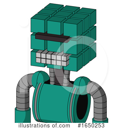 Royalty-Free (RF) Robot Clipart Illustration by Leo Blanchette - Stock Sample #1650253