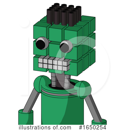 Royalty-Free (RF) Robot Clipart Illustration by Leo Blanchette - Stock Sample #1650254