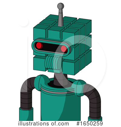 Royalty-Free (RF) Robot Clipart Illustration by Leo Blanchette - Stock Sample #1650259