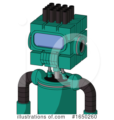 Royalty-Free (RF) Robot Clipart Illustration by Leo Blanchette - Stock Sample #1650260