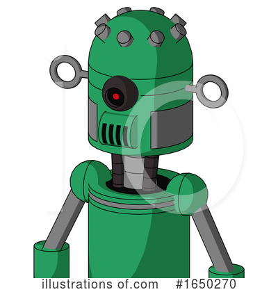 Royalty-Free (RF) Robot Clipart Illustration by Leo Blanchette - Stock Sample #1650270