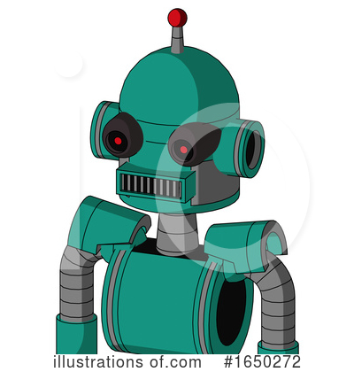 Royalty-Free (RF) Robot Clipart Illustration by Leo Blanchette - Stock Sample #1650272