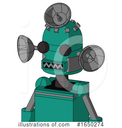 Royalty-Free (RF) Robot Clipart Illustration by Leo Blanchette - Stock Sample #1650274