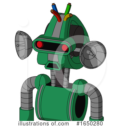 Royalty-Free (RF) Robot Clipart Illustration by Leo Blanchette - Stock Sample #1650280