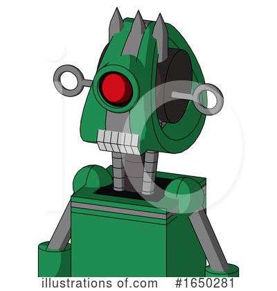 Royalty-Free (RF) Robot Clipart Illustration by Leo Blanchette - Stock Sample #1650281