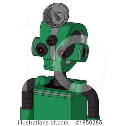 Royalty-Free (RF) Robot Clipart Illustration by Leo Blanchette - Stock Sample #1650285