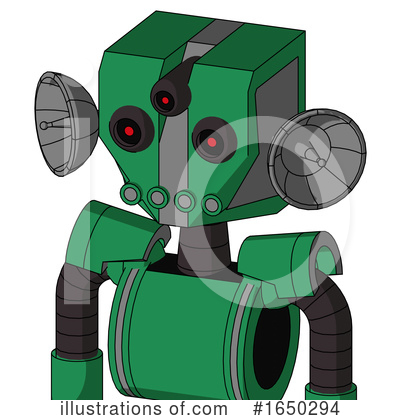 Royalty-Free (RF) Robot Clipart Illustration by Leo Blanchette - Stock Sample #1650294