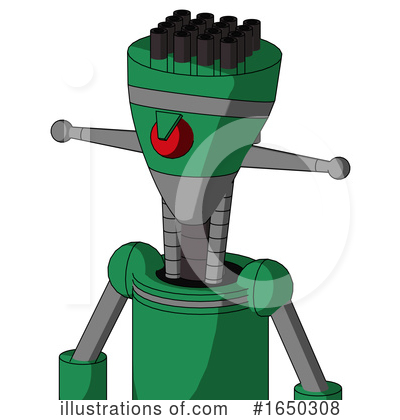 Royalty-Free (RF) Robot Clipart Illustration by Leo Blanchette - Stock Sample #1650308