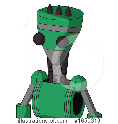 Royalty-Free (RF) Robot Clipart Illustration by Leo Blanchette - Stock Sample #1650313