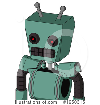 Royalty-Free (RF) Robot Clipart Illustration by Leo Blanchette - Stock Sample #1650315
