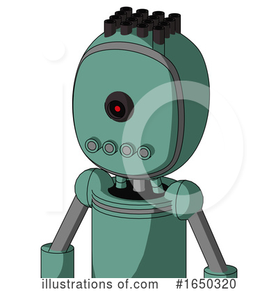 Royalty-Free (RF) Robot Clipart Illustration by Leo Blanchette - Stock Sample #1650320