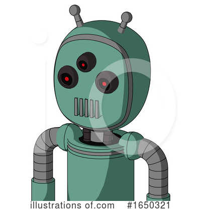 Royalty-Free (RF) Robot Clipart Illustration by Leo Blanchette - Stock Sample #1650321