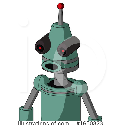 Royalty-Free (RF) Robot Clipart Illustration by Leo Blanchette - Stock Sample #1650323