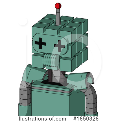 Royalty-Free (RF) Robot Clipart Illustration by Leo Blanchette - Stock Sample #1650326