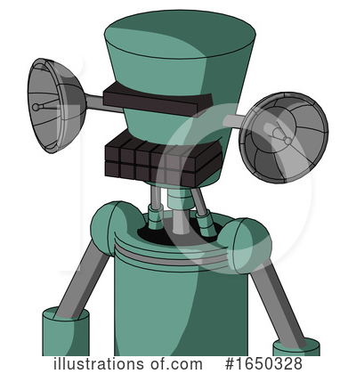 Royalty-Free (RF) Robot Clipart Illustration by Leo Blanchette - Stock Sample #1650328