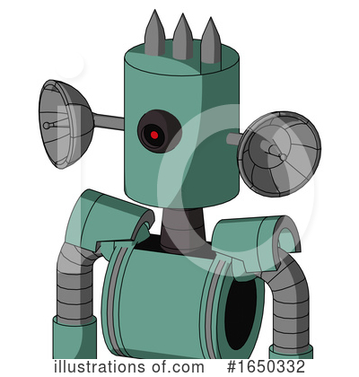 Royalty-Free (RF) Robot Clipart Illustration by Leo Blanchette - Stock Sample #1650332