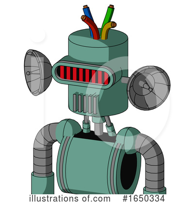 Royalty-Free (RF) Robot Clipart Illustration by Leo Blanchette - Stock Sample #1650334
