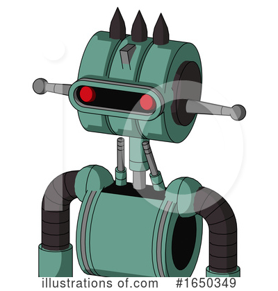 Royalty-Free (RF) Robot Clipart Illustration by Leo Blanchette - Stock Sample #1650349