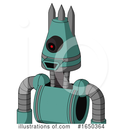 Royalty-Free (RF) Robot Clipart Illustration by Leo Blanchette - Stock Sample #1650364