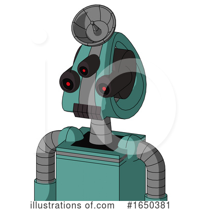 Royalty-Free (RF) Robot Clipart Illustration by Leo Blanchette - Stock Sample #1650381