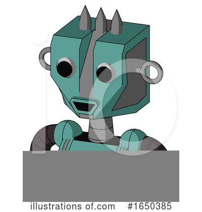 Royalty-Free (RF) Robot Clipart Illustration by Leo Blanchette - Stock Sample #1650385