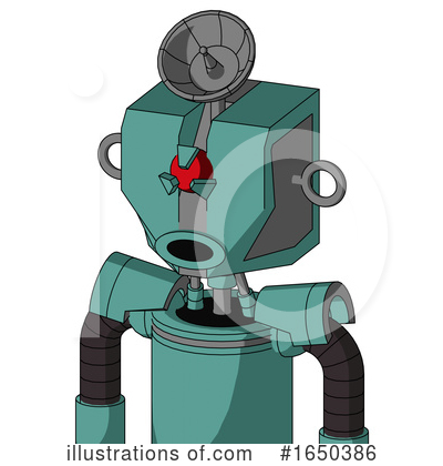 Royalty-Free (RF) Robot Clipart Illustration by Leo Blanchette - Stock Sample #1650386