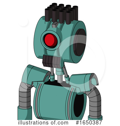 Royalty-Free (RF) Robot Clipart Illustration by Leo Blanchette - Stock Sample #1650387