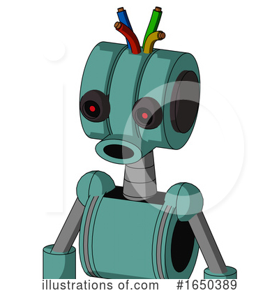 Royalty-Free (RF) Robot Clipart Illustration by Leo Blanchette - Stock Sample #1650389