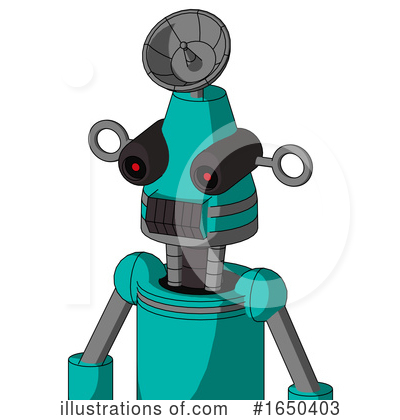 Royalty-Free (RF) Robot Clipart Illustration by Leo Blanchette - Stock Sample #1650403