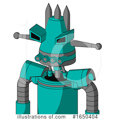 Royalty-Free (RF) Robot Clipart Illustration by Leo Blanchette - Stock Sample #1650404