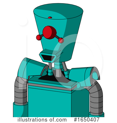 Royalty-Free (RF) Robot Clipart Illustration by Leo Blanchette - Stock Sample #1650407