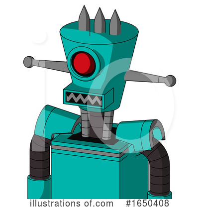 Royalty-Free (RF) Robot Clipart Illustration by Leo Blanchette - Stock Sample #1650408