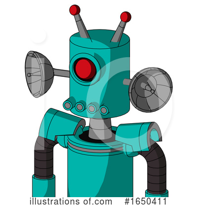Royalty-Free (RF) Robot Clipart Illustration by Leo Blanchette - Stock Sample #1650411