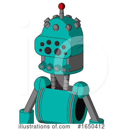 Royalty-Free (RF) Robot Clipart Illustration by Leo Blanchette - Stock Sample #1650412