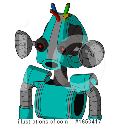 Royalty-Free (RF) Robot Clipart Illustration by Leo Blanchette - Stock Sample #1650417