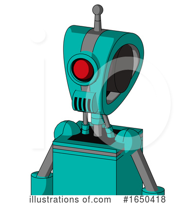 Royalty-Free (RF) Robot Clipart Illustration by Leo Blanchette - Stock Sample #1650418