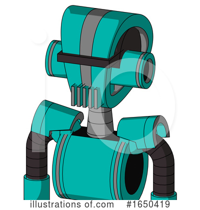 Royalty-Free (RF) Robot Clipart Illustration by Leo Blanchette - Stock Sample #1650419
