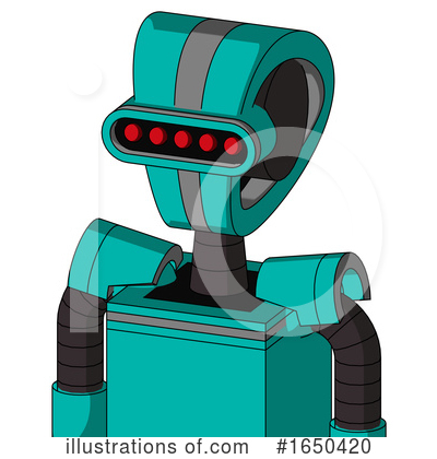 Royalty-Free (RF) Robot Clipart Illustration by Leo Blanchette - Stock Sample #1650420