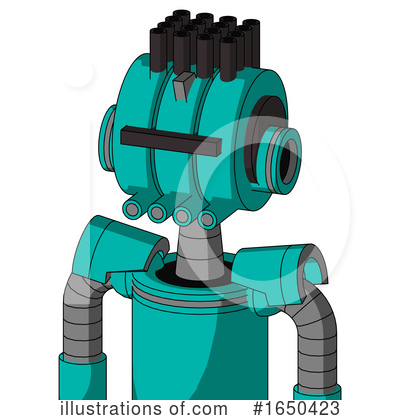 Royalty-Free (RF) Robot Clipart Illustration by Leo Blanchette - Stock Sample #1650423