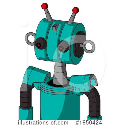 Royalty-Free (RF) Robot Clipart Illustration by Leo Blanchette - Stock Sample #1650424