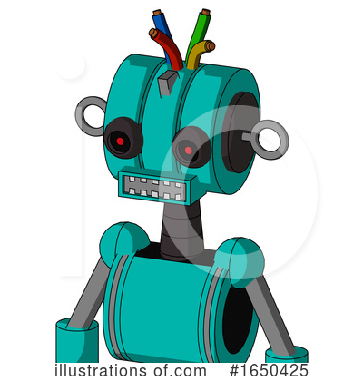 Royalty-Free (RF) Robot Clipart Illustration by Leo Blanchette - Stock Sample #1650425