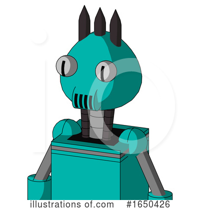 Royalty-Free (RF) Robot Clipart Illustration by Leo Blanchette - Stock Sample #1650426