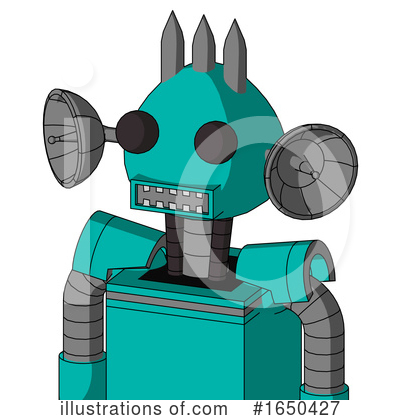 Royalty-Free (RF) Robot Clipart Illustration by Leo Blanchette - Stock Sample #1650427