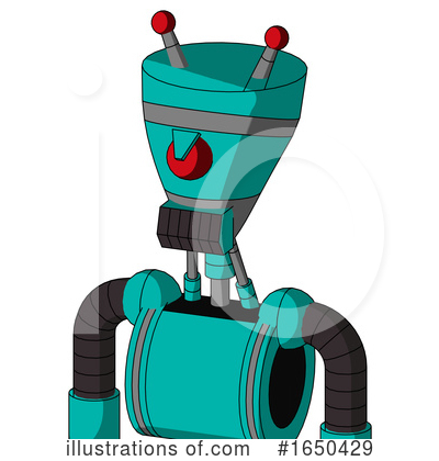 Royalty-Free (RF) Robot Clipart Illustration by Leo Blanchette - Stock Sample #1650429
