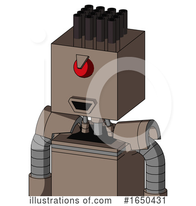 Royalty-Free (RF) Robot Clipart Illustration by Leo Blanchette - Stock Sample #1650431