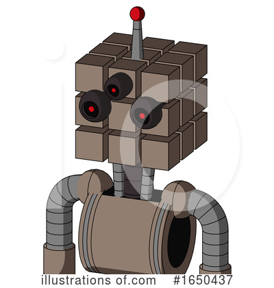 Royalty-Free (RF) Robot Clipart Illustration by Leo Blanchette - Stock Sample #1650437