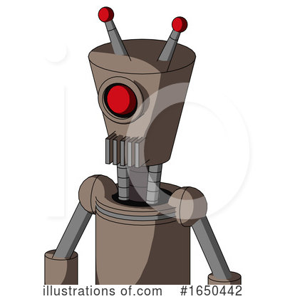 Royalty-Free (RF) Robot Clipart Illustration by Leo Blanchette - Stock Sample #1650442